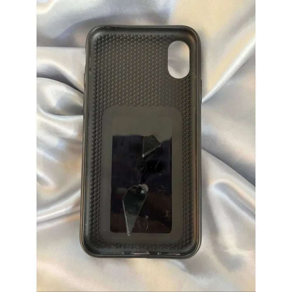 Loopy iPhone XS Phone Case Leopard with Matching Microfiber Cover